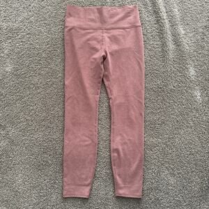 Vuori Women's High Rise Clean Elevation 7/8 Legging 25" Heathered Pink Size M